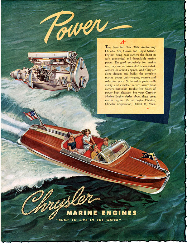 Chrysler crown marine engines