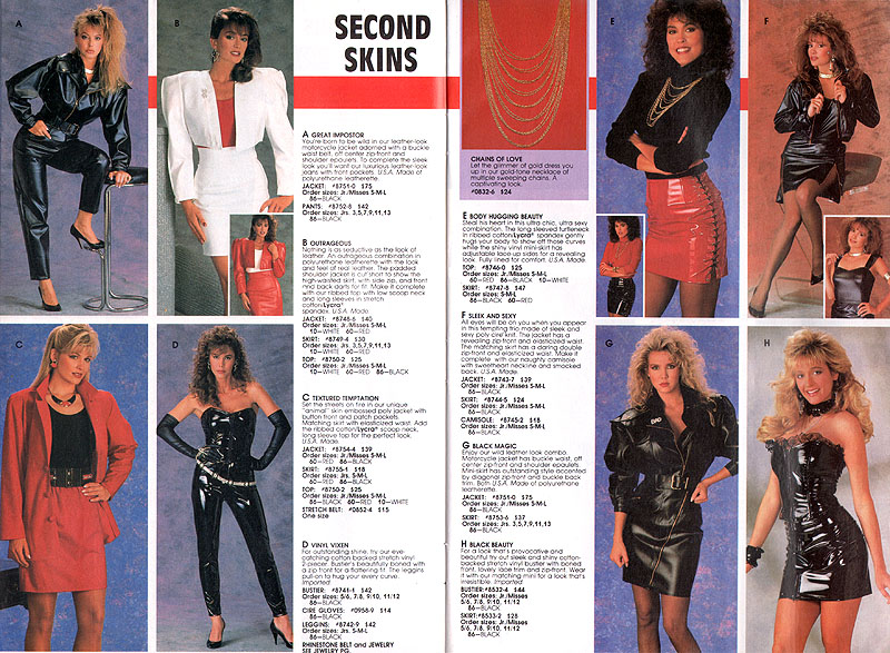 Fredericks of Hollywood Vinyl Fantasy Costumes Brandi Brandt Terri 